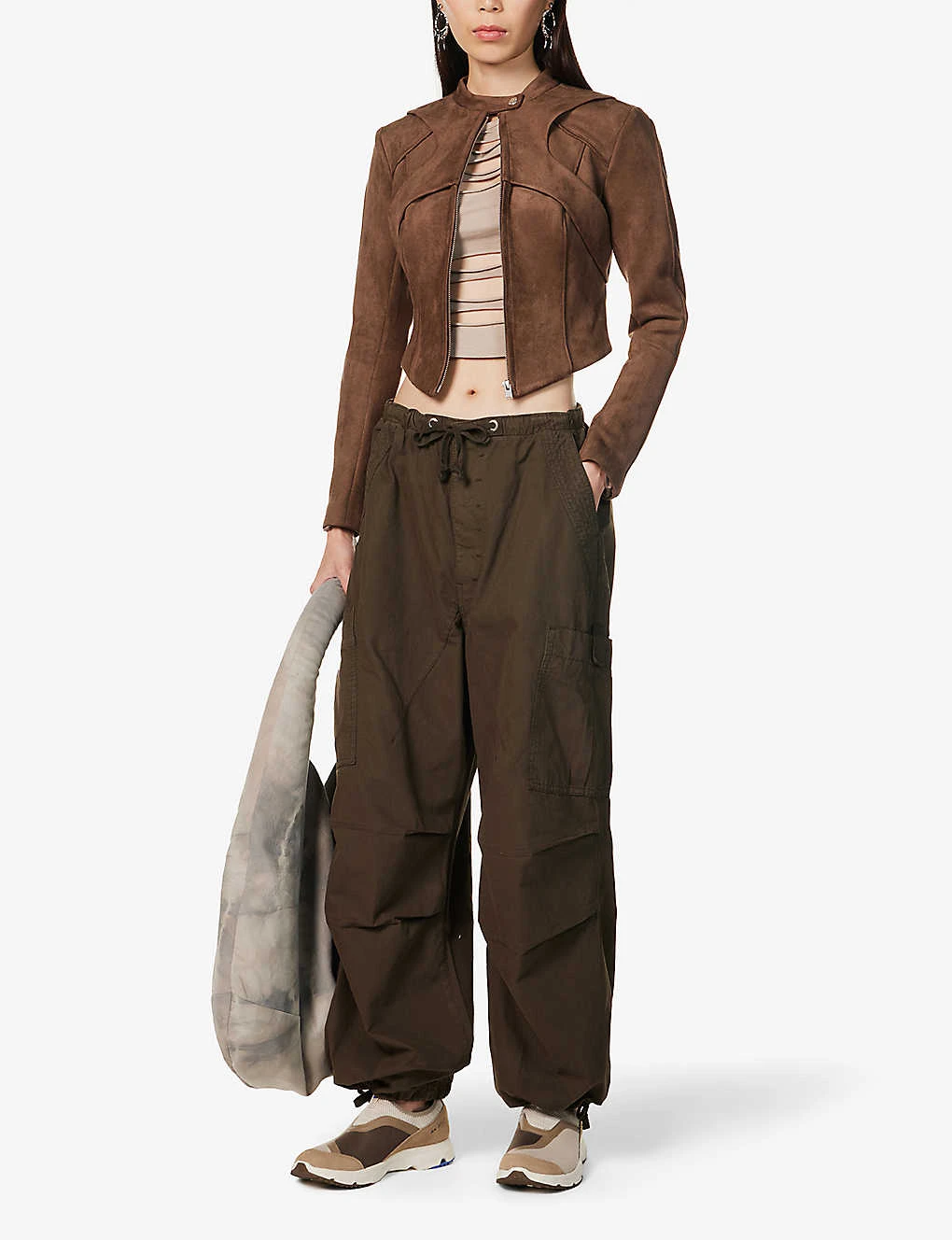 Jaded London Parachute Wide-leg High-rise Cotton Trousers 2 Jaded London Parachute Wide-leg High-rise Cotton Trousers - Image 2