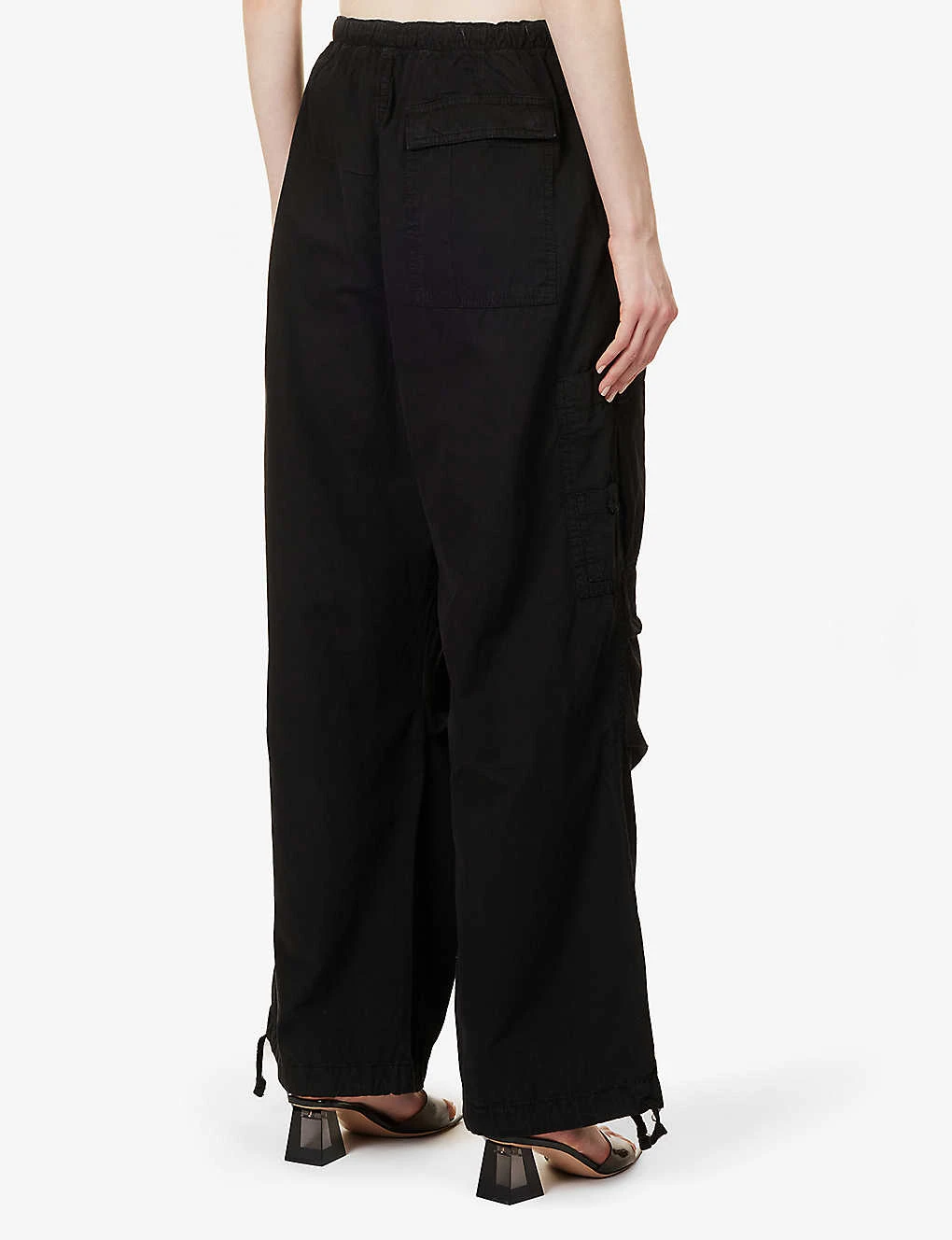 Jaded London Parachute Relaxed-fit Wide-leg High-rise Cotton Trousers 4 Jaded London Parachute Relaxed-fit Wide-leg High-rise Cotton Trousers - Image 4