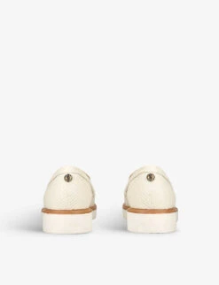 KG Kurt Geiger Morly Croc-embossed Faux-leather Loafers -Kurtgeiger Store R04080106 BONE ALT03