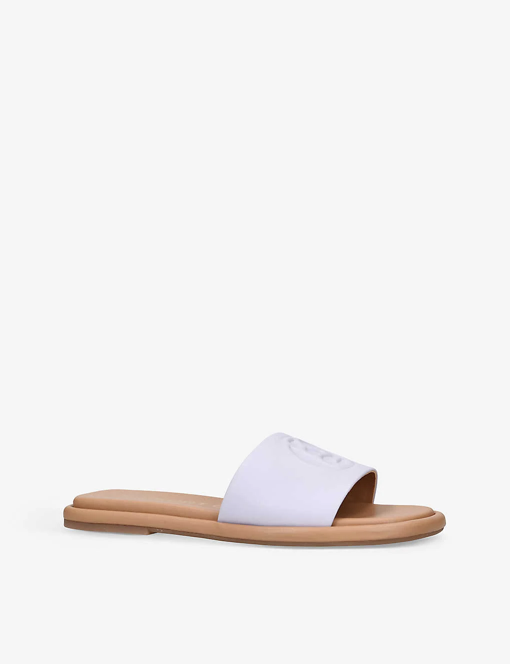KG Kurt Geiger Rogan Monogram Faux-leather Slides 3 KG Kurt Geiger Rogan Monogram Faux-leather Slides - Image 3