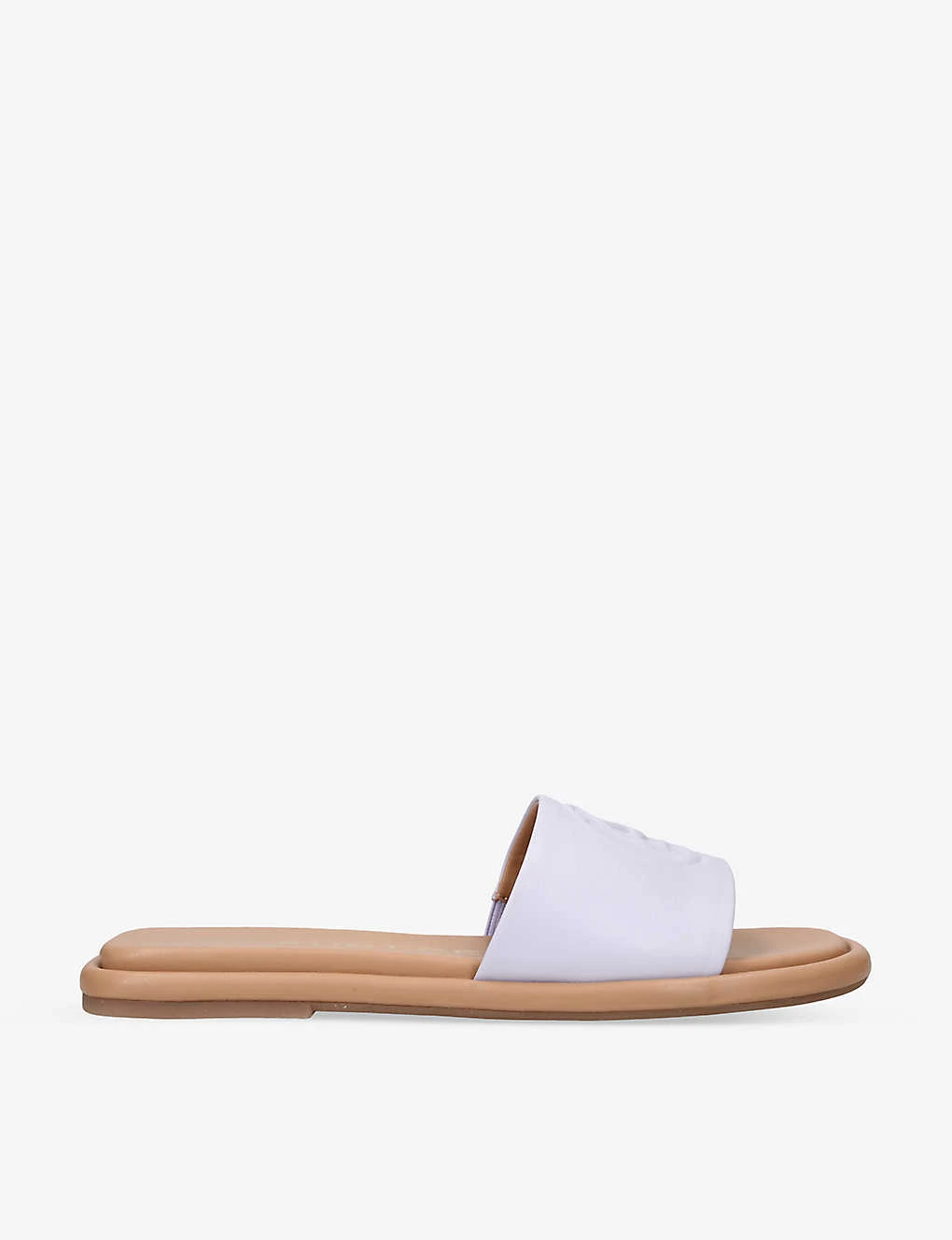 KG Kurt Geiger Rogan Monogram Faux-leather Slides 1 KG Kurt Geiger Rogan Monogram Faux-leather Slides