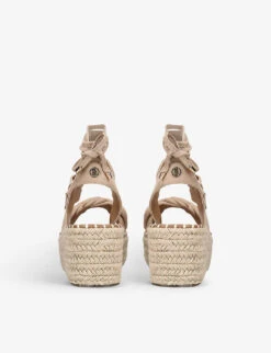 KG Kurt Geiger Pillar Braided-strap Woven Sandals -Kurtgeiger Store R04080152 BLUSH ALT03