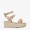 KG Kurt Geiger Pillar Braided-strap Woven Sandals