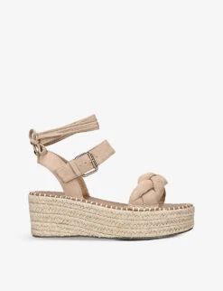 KG Kurt Geiger Pillar Braided-strap Woven Sandals