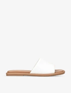 KG Kurt Geiger Rogan Padded Faux-leather Slides