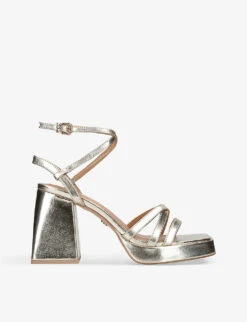 KG Kurt Geiger Samar Platform Faux-leather Heeled Sandals