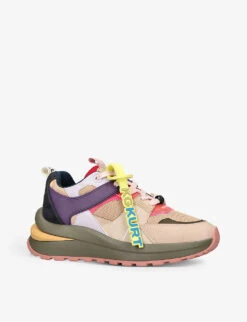 KG Kurt Geiger Lotus Contrast-panel Woven Trainers -Kurtgeiger Store R04080165 MULTOTHER ALT02