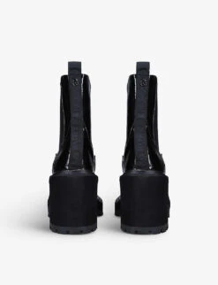 KG Kurt Geiger Treasure Patent Ankle Boots -Kurtgeiger Store R04081134 BLKOTHER ALT03