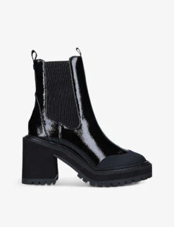 KG Kurt Geiger Treasure Patent Ankle Boots