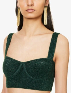 Moonlight Metallic-weave Stretch-woven Top -Kurtgeiger Store R04085296 EDEN ALT04