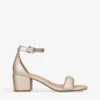 KG Kurt Geiger Selma Logo-placket Faux-leather Heeled Sandals