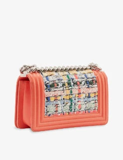 Pre-loved Chanel Camera Shoulder Bag -Kurtgeiger Store R04087857 SALMON ALT02