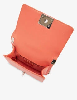 Pre-loved Chanel Camera Shoulder Bag -Kurtgeiger Store R04087857 SALMON ALT03