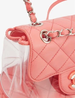 Pre-loved Chanel Backpack 12 Pre-loved Chanel Backpack -Kurtgeiger Store R04087858 SALMON ALT05