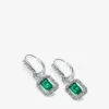 Moxie Sterling-silver And Cubic Zirconia Earrings
