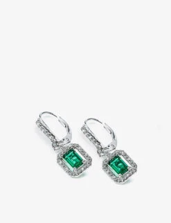 Moxie Sterling-silver And Cubic Zirconia Earrings