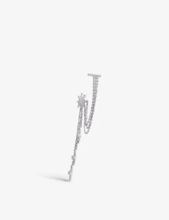 Sargas Sterling-silver And Cubic Zirconia Single-ear Cuff