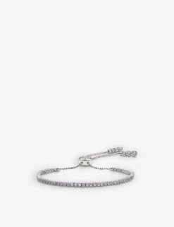 Lexi Sterling-silver And Cubic Zirconia Bracelet