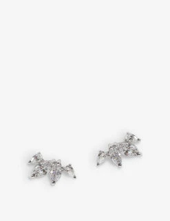 Kira Sterling Silver And Cubic Zirconia Earrings