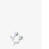 Navis Sterling-silver And Crystal Stud Earrings