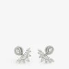 Suriya Sterling-silver And Cubic Zirconia Earrings