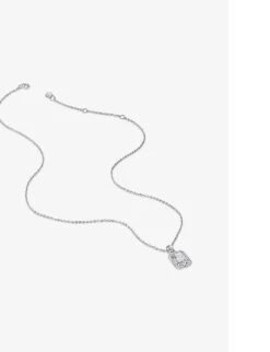 Eton Sterling-silver And Cubic Zirconia Pendant Necklace