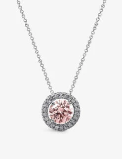 Gwen Sterling-silver And Cubic Zirconia Necklace