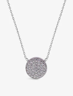 Gala Two-way Sterling Silver And Cubic Zirconia Necklace