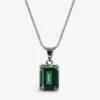 Fulton 9ct White-gold And Cubic Zirconia Pendant Necklace