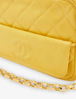 Pre-loved Chanel Cross-body Bag -Kurtgeiger Store R04096713 YELLOW ALT05
