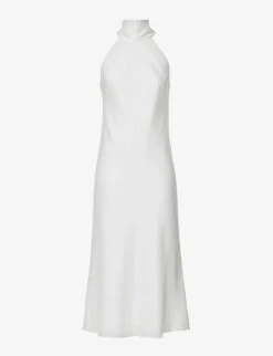 Sienna Halterneck Woven Midi Dress