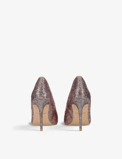 Kurt Geiger London Belgravia Sequined Pointed-toe Woven Courts -Kurtgeiger Store R04110962 PALEPINK ALT03
