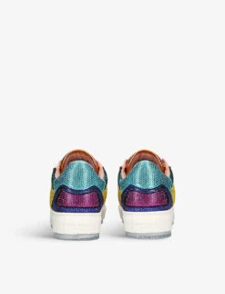 Kurt Geiger London Southbank Contrast-panel Leather Low-top Trainers -Kurtgeiger Store R04110964 WHITECOMB ALT03