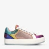 Kurt Geiger London Southbank Contrast-panel Leather Low-top Trainers