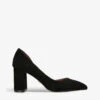 Kurt Geiger London Burlington Cut-out Heeled Suede Courts