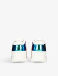 Kurt Geiger London Laney Pumped Platform-sole Striped Leather Low-top Trainers -Kurtgeiger Store R04110992 MULTOTHER ALT03