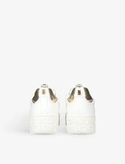 KG Kurt Geiger Lyra Logo-embellished Faux-leather Low-top Trainers -Kurtgeiger Store R04116414 WHITE ALT03