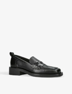 KG Kurt Geiger Myla Looped Leather Loafers -Kurtgeiger Store R04116417 BLACK ALT02