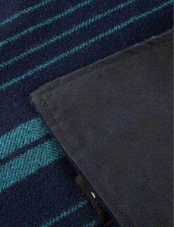 Portable Patterned Wool And Wax Picnic Blanket 150cm X 160cm 9 Portable Patterned Wool And Wax Picnic Blanket 150cm X 160cm -Kurtgeiger Store R04122830 ALT04