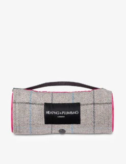 Little Explorer Checked Wool Picnic Blanket