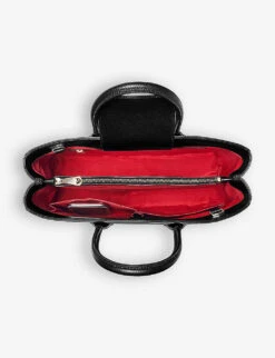 Madison Branded Leather Tote Bag 10 Madison Branded Leather Tote Bag -Kurtgeiger Store R04123456 BLACK ALT04