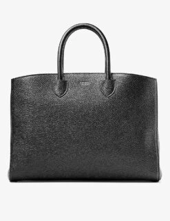 Madison Branded Leather Tote Bag 11 Madison Branded Leather Tote Bag -Kurtgeiger Store R04123456 BLACK ALT05