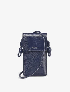 Ella Grained-leather Cross-body Phone Case