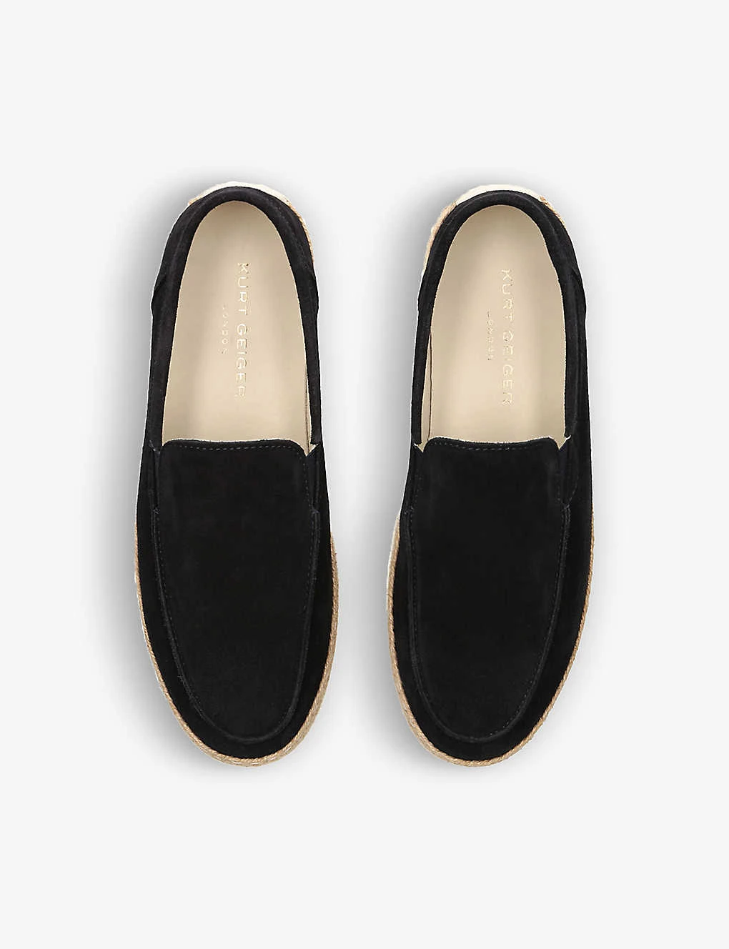 Kurt Geiger London Javi Tonal-stitch Suede Loafers 2 Kurt Geiger London Javi Tonal-stitch Suede Loafers - Image 2