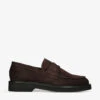 Kurt Geiger London Bank Tonal-stitch Suede Penny Loafers