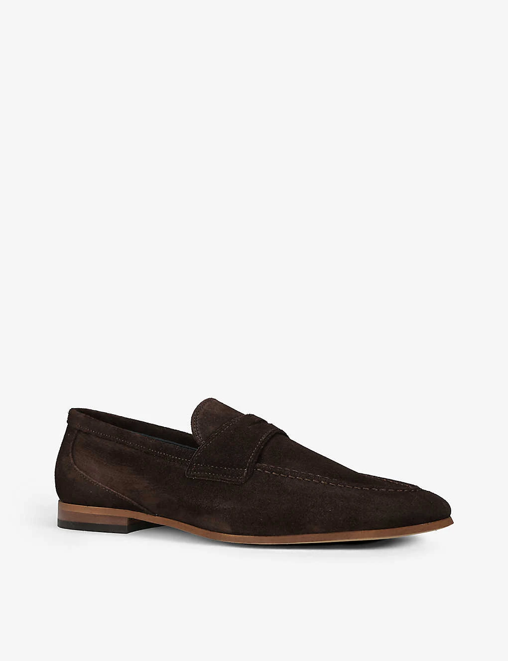 Kurt Geiger London Ali Round-toe Penny-slot Suede Loafers 3 Kurt Geiger London Ali Round-toe Penny-slot Suede Loafers - Image 3