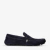 Kurt Geiger London Stirling Eagle-embellished Suede Loafers