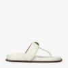 Kurt Geiger London Kensington Quilted T-bar-strap Leather Sandals