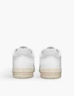 Kurt Geiger London Sonic Perforated-side Low-top Leather Trainers -Kurtgeiger Store R04141684 WHITECOMB ALT03