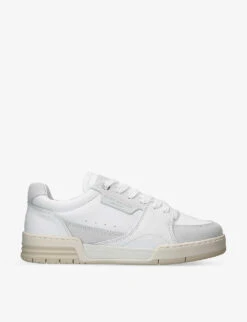 Kurt Geiger London Sonic Perforated-side Low-top Leather Trainers
